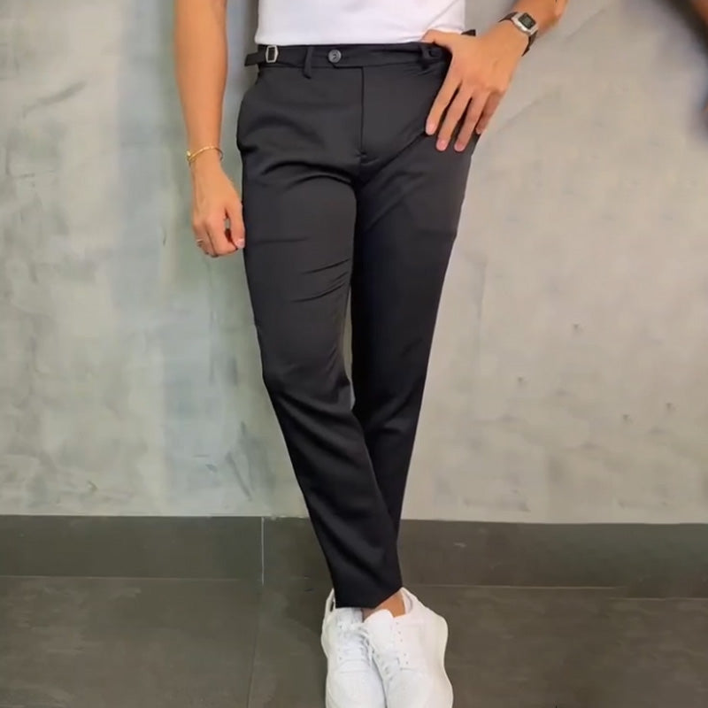Casual slim fit broek voor heren