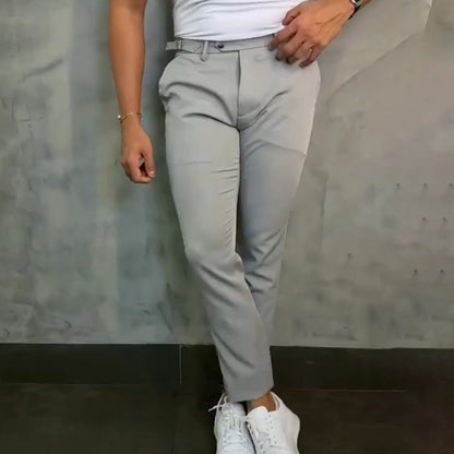 Casual slim fit broek voor heren