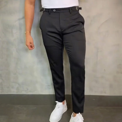 Casual slim fit broek voor heren