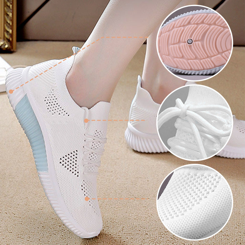 Zachte orthopedische sneakers van ademend mesh voor dames