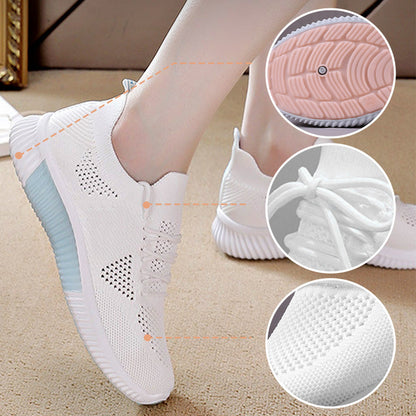 Zachte orthopedische sneakers van ademend mesh voor dames