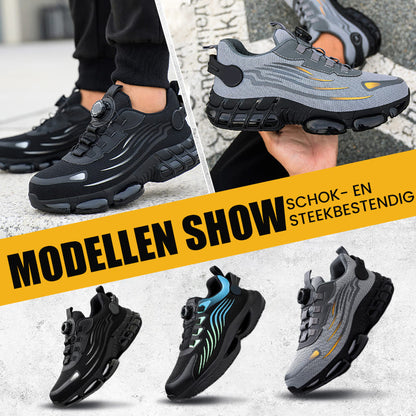 Schok- en Steekbestendige Veiligheidsschoenen met Draai-Knop
