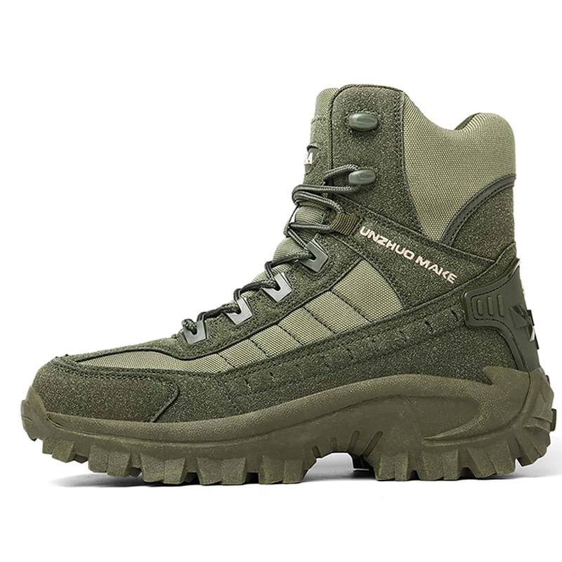 Beste Cadeau - Waterdichte Outdoor Antipunctie Werk Legerlaarzen voor Mannen (Upgrade Duurzaamheid)