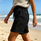 🔥50% KORTING! Dames shorts met trekkoord & kant, ademend materiaal met handige zakken