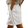 🔥50% KORTING! Dames shorts met trekkoord & kant, ademend materiaal met handige zakken