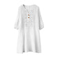 🌸 MEGA SALE -50% 👗 Geborduurde Jurk ✨ Comfort & Elegantie