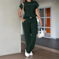 ⏰🔥TIJDELIJK 50% KORTING!🔥 Casual damestop met korte mouwen en wijde broek set