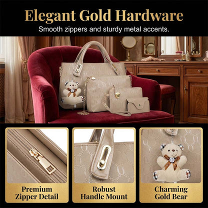 💥 50% KORTING 👜Veelzijdige handtassenset, ruim interieur voor werk & uitjes✨