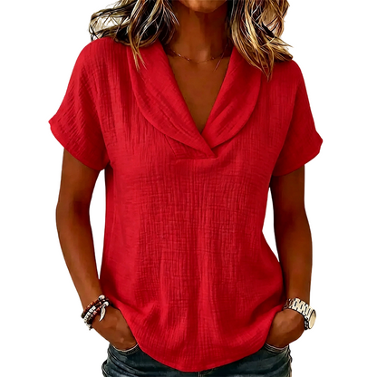 ⌛50% korting op de laatste dag – Zomerse gebreide T-shirt voor dames met losse pasvorm