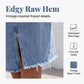 Denimrok met hoge taille en split aan de voorkant voor dames