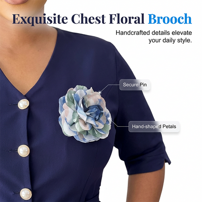 Elegante damesjurk met halflange mouwen en bloemenprint