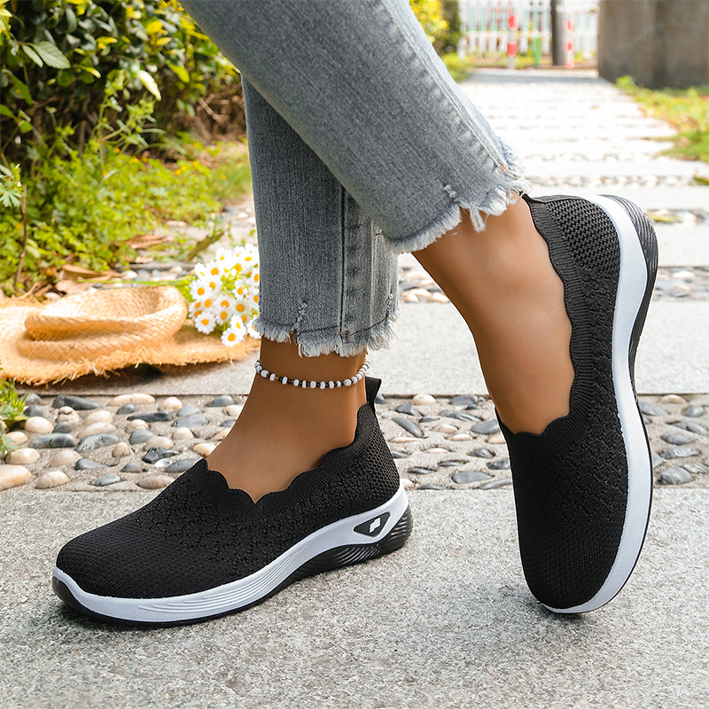 ✨Nieuwe Trend 👟 Instap Sneakers👣 Zachte Zool & Geen Druk