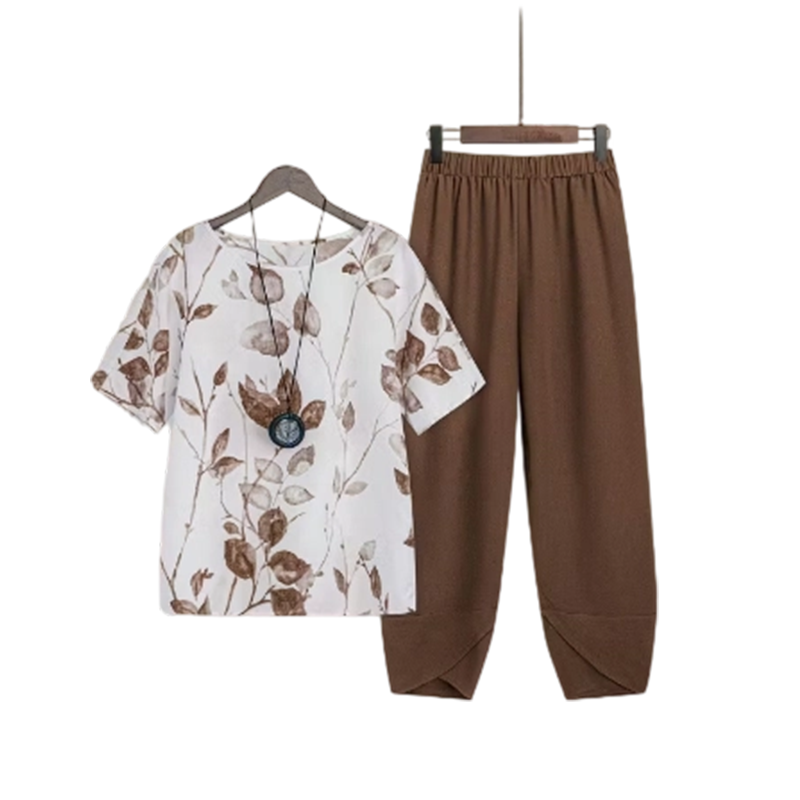 ⏰TIJDELIJKE AANBIEDING✨ Tulpenzoom broek tweedelige set luchtig ademend voor alle vrije momenten
