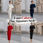 🌸👗 Nieuwe collectie 2026: elegante, halflange, getailleerde en slankmakende damesjurk