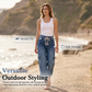 💖 Zomersale — 50% Korting! Dames Casual Wijdbeense Cargobroek 🌿