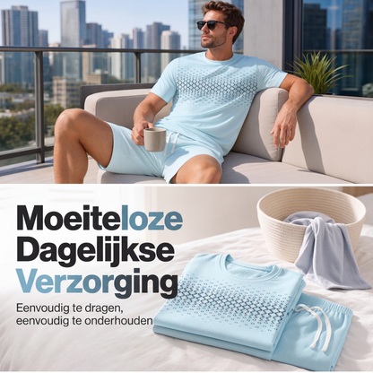 🔥 Bestseller van de Week 👕 Heren T-shirt & Korte Broek Set – Casual stijl, licht comfort & perfecte zomerlook ✨