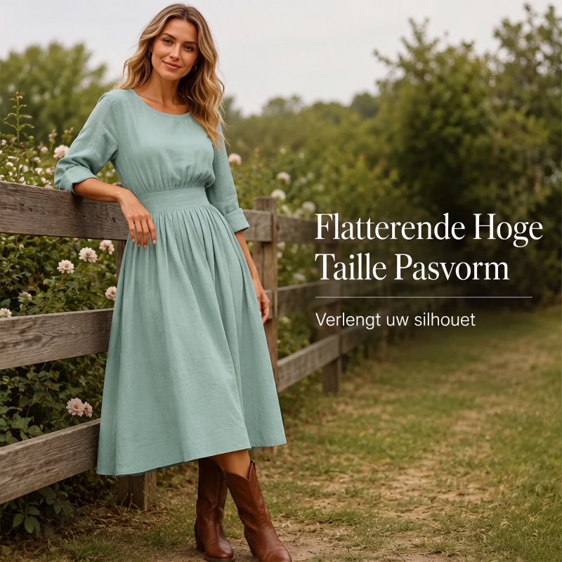⏰Laatste dag uitverkoop: 50% korting💃Casual zomerjurk met getailleerde taille voor dames