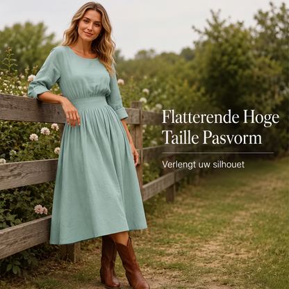 ⏰Laatste dag uitverkoop: 50% korting💃Casual zomerjurk met getailleerde taille voor dames