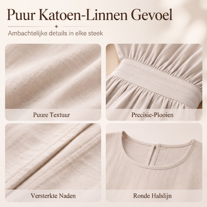 ⏰Laatste dag uitverkoop: 50% korting💃Casual zomerjurk met getailleerde taille voor dames