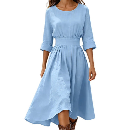 ⏰Laatste dag uitverkoop: 50% korting💃Casual zomerjurk met getailleerde taille voor dames