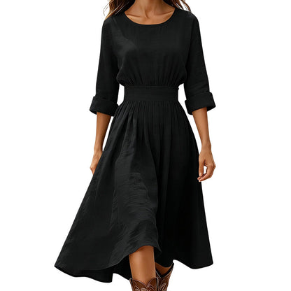 ⏰Laatste dag uitverkoop: 50% korting💃Casual zomerjurk met getailleerde taille voor dames