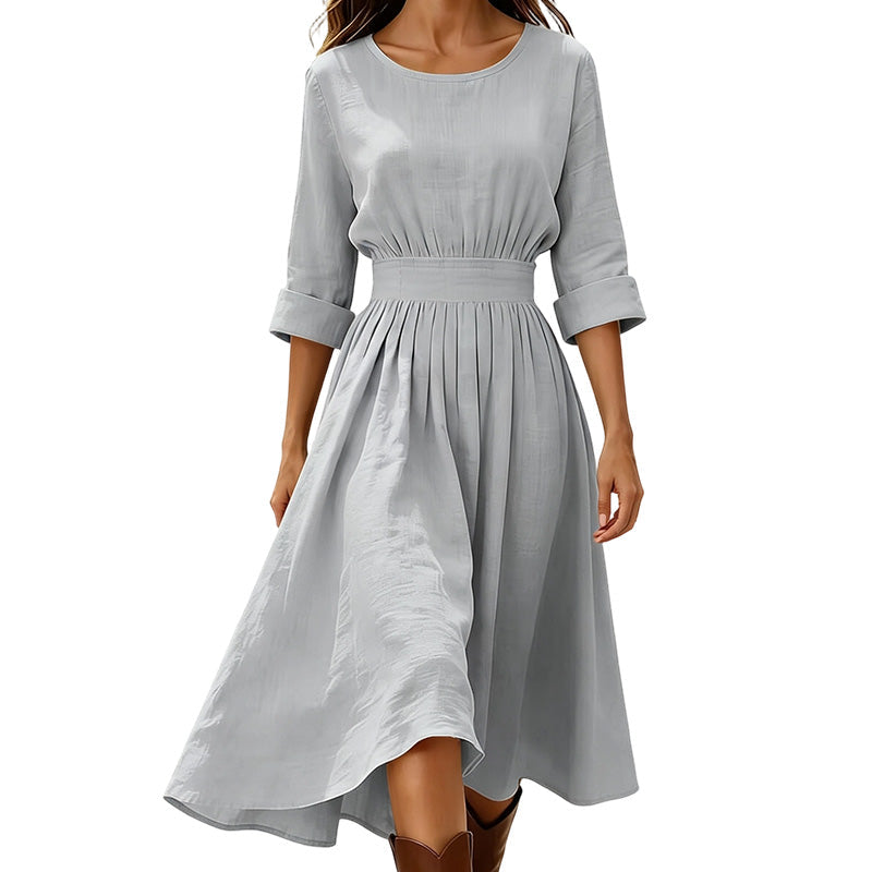 ⏰Laatste dag uitverkoop: 50% korting💃Casual zomerjurk met getailleerde taille voor dames