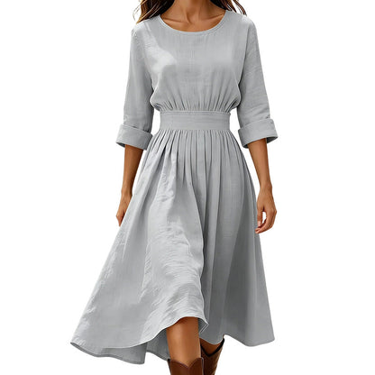 ⏰Laatste dag uitverkoop: 50% korting💃Casual zomerjurk met getailleerde taille voor dames