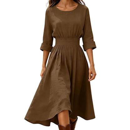 ⏰Laatste dag uitverkoop: 50% korting💃Casual zomerjurk met getailleerde taille voor dames