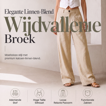 ⏰Laatste dag uitverkoop: 50% korting💃Ademhaling wijde zomerbroek voor dames