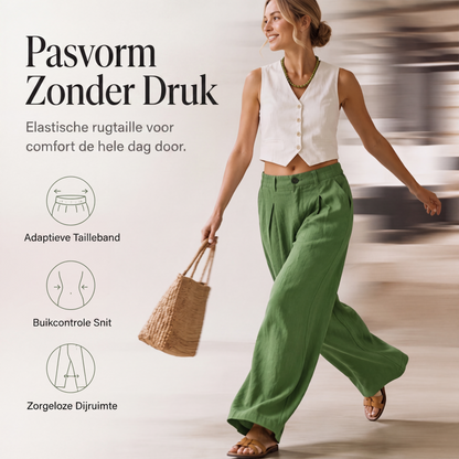 ⏰Laatste dag uitverkoop: 50% korting💃Ademhaling wijde zomerbroek voor dames