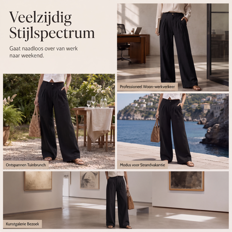 ⏰Laatste dag uitverkoop: 50% korting💃Ademhaling wijde zomerbroek voor dames