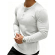🔥 Klantfavoriet ✨ Heren Slim Fit Henley Shirt 👕 stijlvolle pasvorm, comfortabel gevoel & moderne casual look 😎