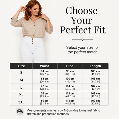 🔥 50% KORTING ✨ Dames High Waist Skinny Broek – Elastische Pasvorm & Mooi Vormgevend Comfort 👖