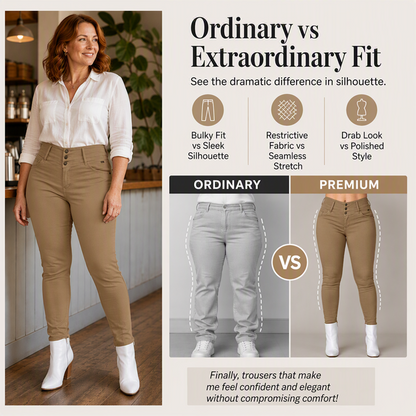 🔥 50% KORTING ✨ Dames High Waist Skinny Broek – Elastische Pasvorm & Mooi Vormgevend Comfort 👖