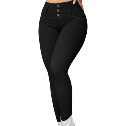 🔥 50% KORTING ✨ Dames High Waist Skinny Broek – Elastische Pasvorm & Mooi Vormgevend Comfort 👖