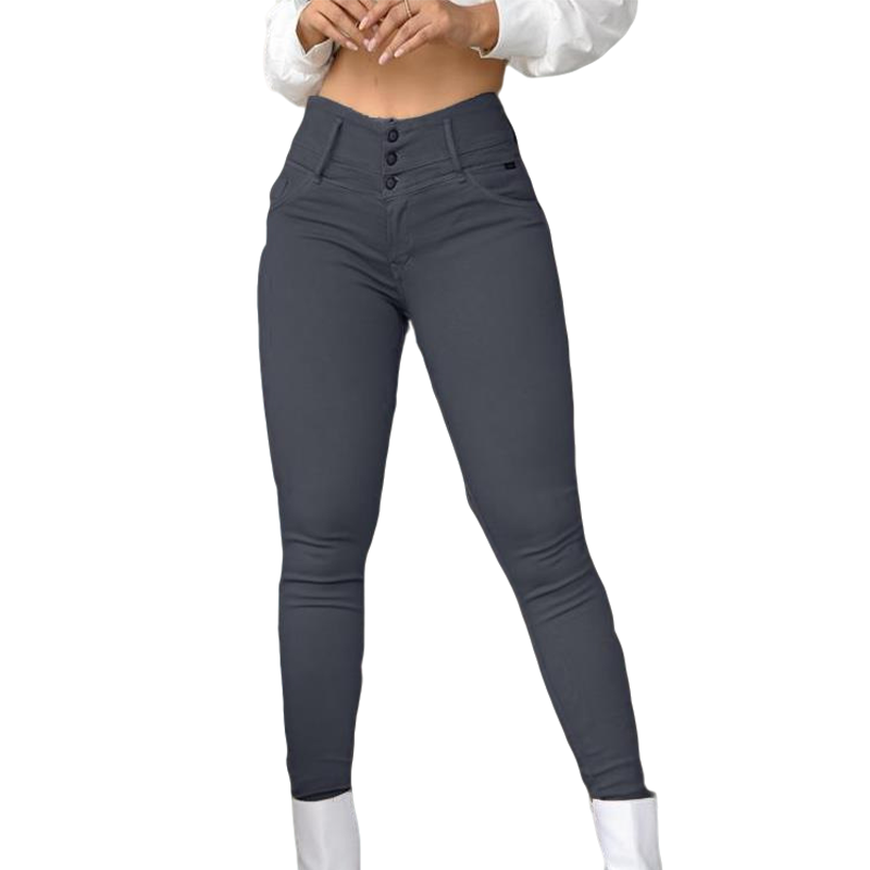 🔥 50% KORTING ✨ Dames High Waist Skinny Broek – Elastische Pasvorm & Mooi Vormgevend Comfort 👖
