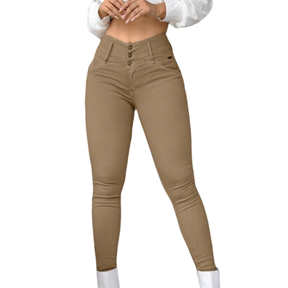 🔥 50% KORTING ✨ Dames High Waist Skinny Broek – Elastische Pasvorm & Mooi Vormgevend Comfort 👖