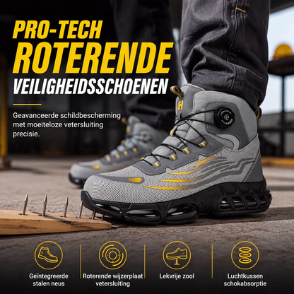 👖 TIJDELIJK 50% KORTING! ✨Hoge veiligheidsschoenen met stalen neus & puntbestendige zool
