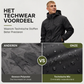 Waterdichte outdoorjas met capuchon voor heren