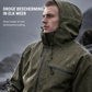 Waterdichte outdoorjas met capuchon voor heren