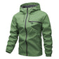 Waterdichte outdoorjas met capuchon voor heren